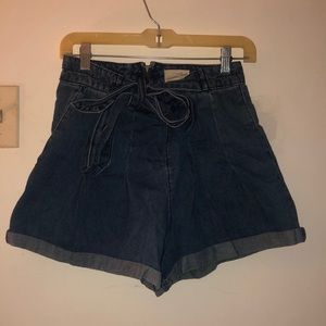 High Waisted Jean Shorts
